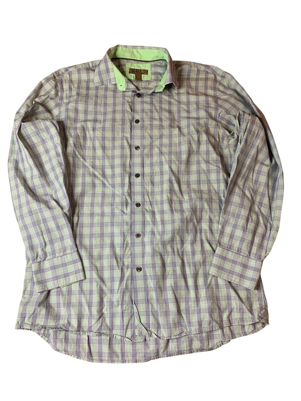 Blue Pronto Uomo Plaid Button-Down Shirt – Men’s 2XLT